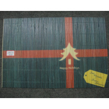 (BC-M1039) Placemat de isolamento térmico de bambu natural handmade do retângulo